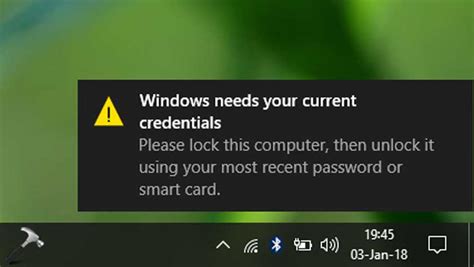 windows needs your current credentials smart card|how to fix windows credentials.